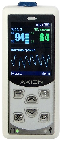Пульсоксиметр портативный Axion ПП-01