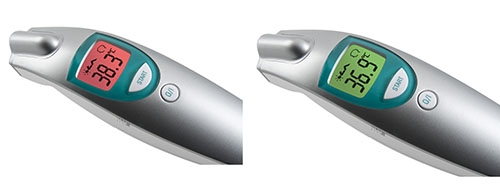Электронный термометр Sensitec NF-3101 измеряет температуру не только тела, но и различных поверхностей